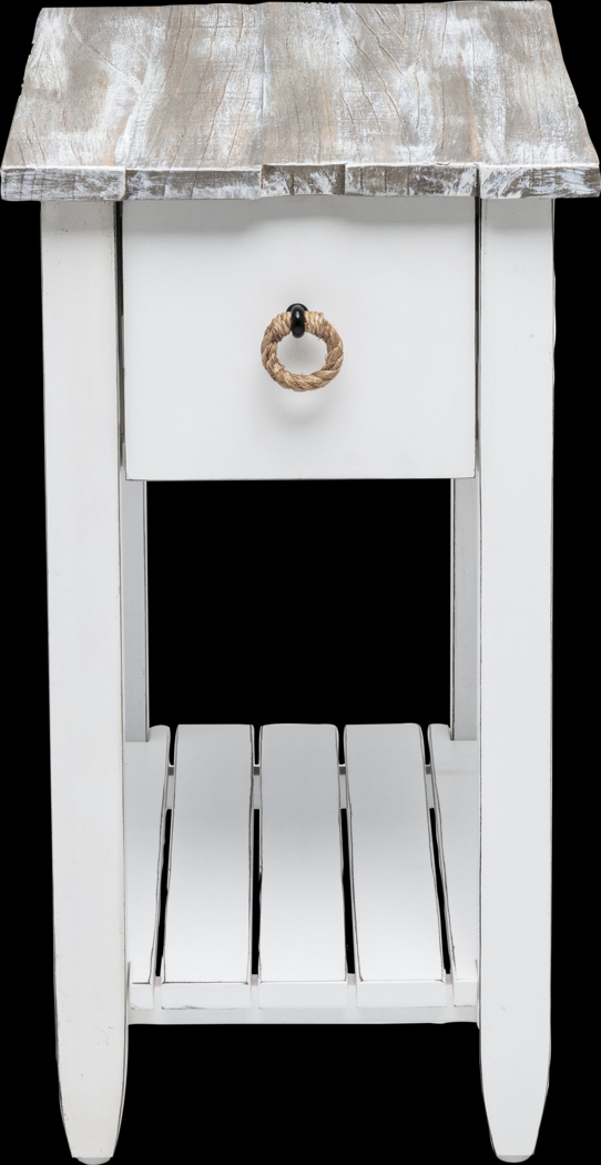 Owoth Gray/White Small Chairside Table - Thumbnail - Image 8