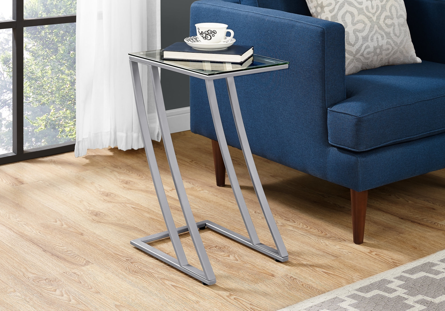 Oxaus Silver End Table - Thumbnail - Image 2