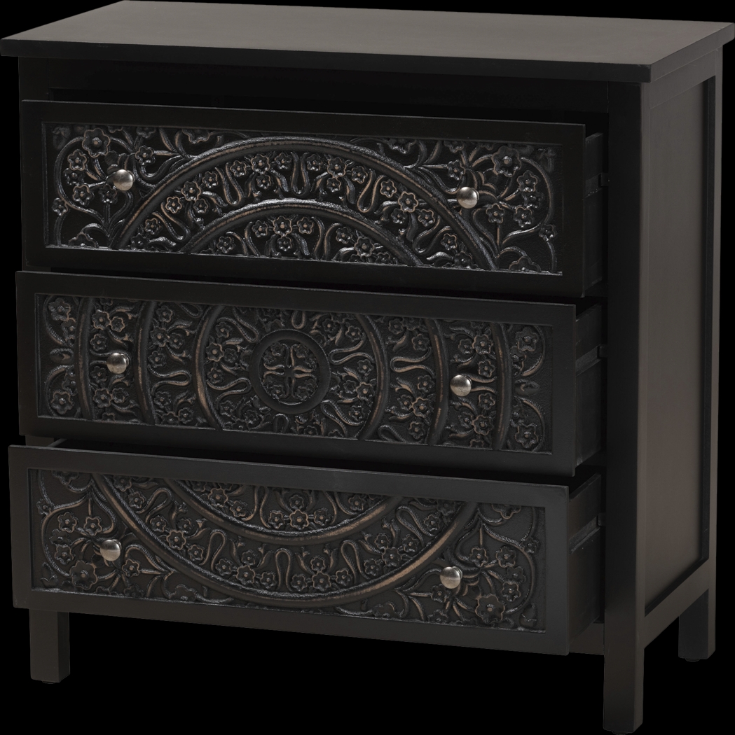 Oxenrider Black Accent Cabinet - Thumbnail - Image 4