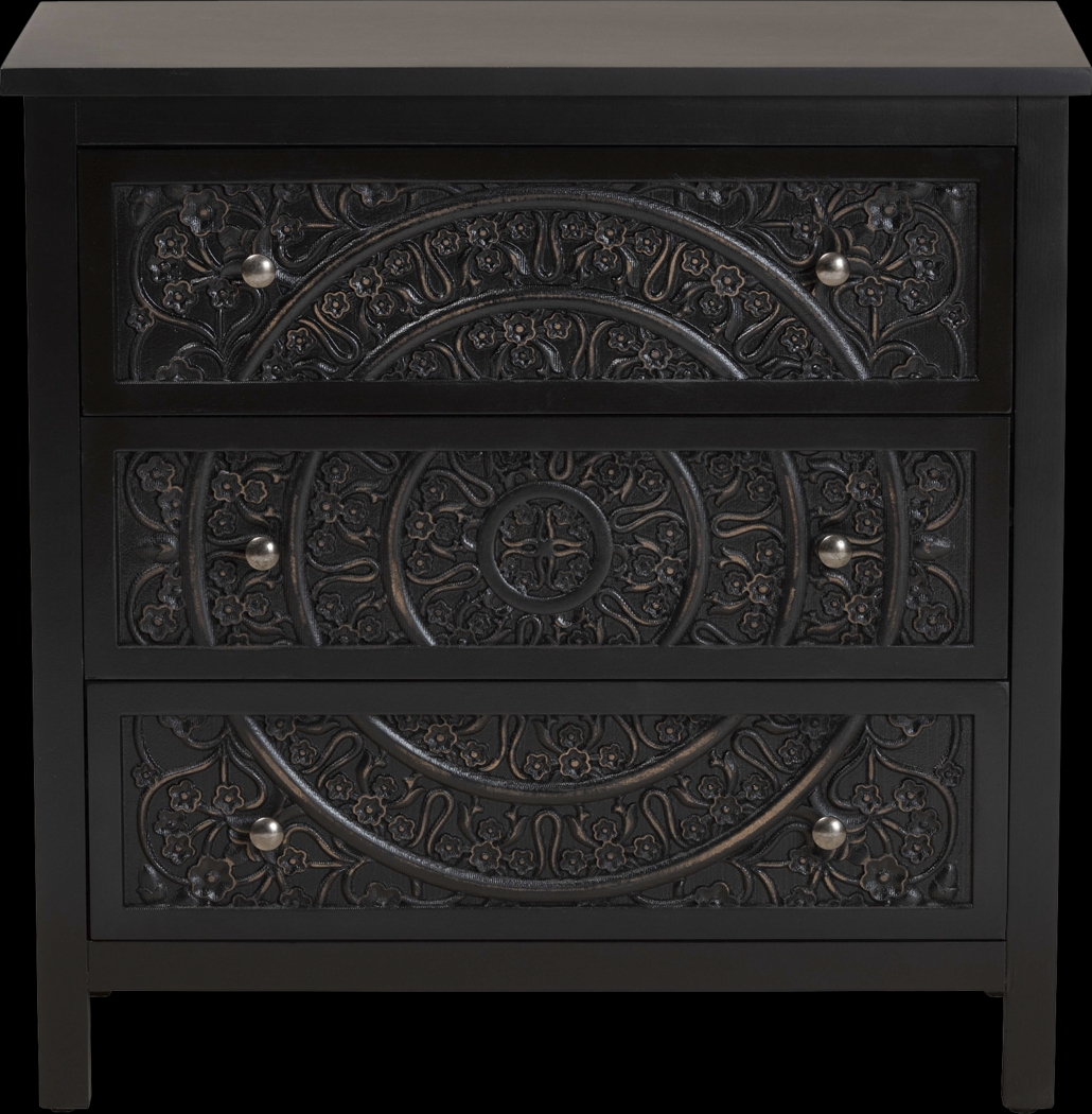 Oxenrider Black Accent Cabinet - Thumbnail - Image 5