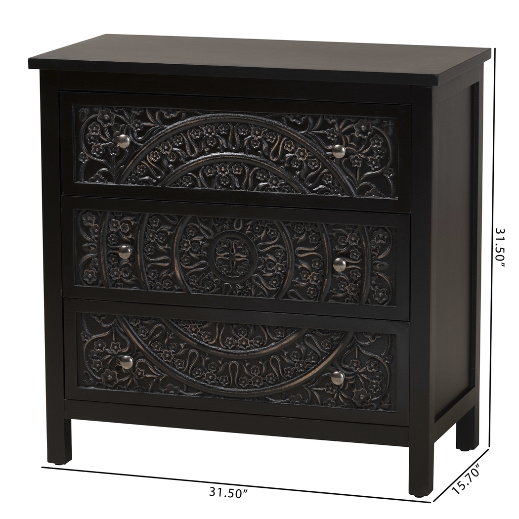 Oxenrider Black Accent Cabinet - Thumbnail - Image 10