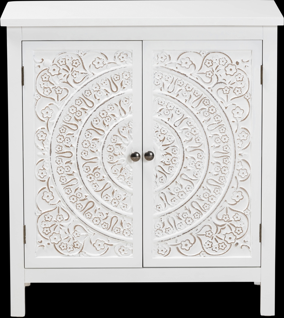 Oxenrider White Accent Cabinet - Thumbnail - Image 5