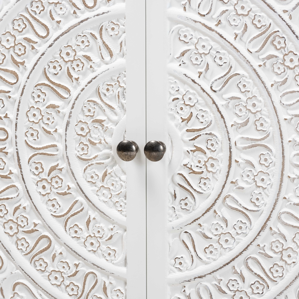 Oxenrider White Accent Cabinet - Thumbnail - Image 7