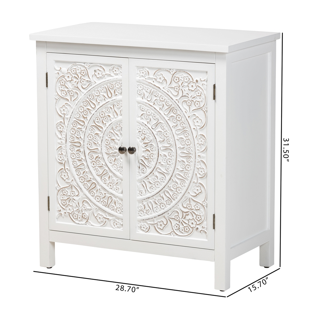 Oxenrider White Accent Cabinet - Thumbnail - Image 10