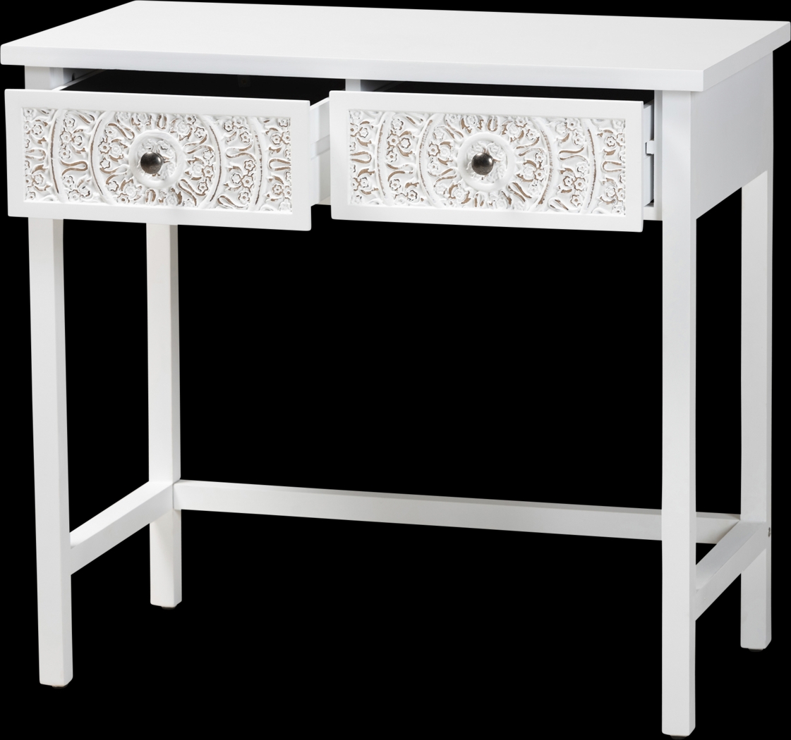 Oxenrider White Sofa Table - Thumbnail - Image 4
