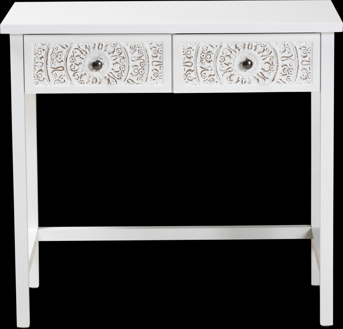 Oxenrider White Sofa Table - Thumbnail - Image 5