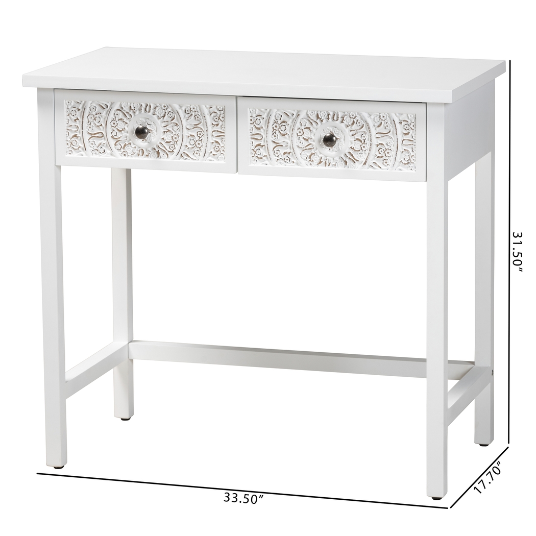 Oxenrider White Sofa Table - Thumbnail - Image 10