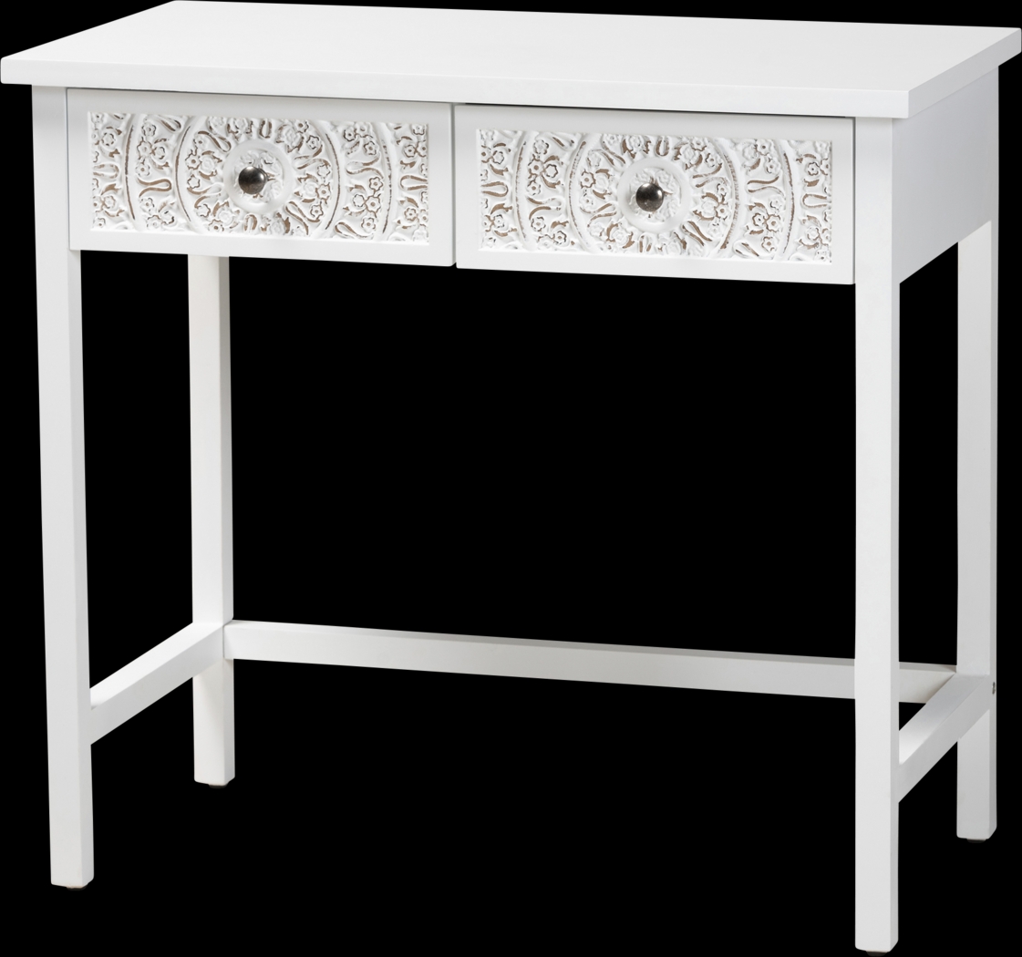 Oxenrider White Sofa Table - Thumbnail - Image 1