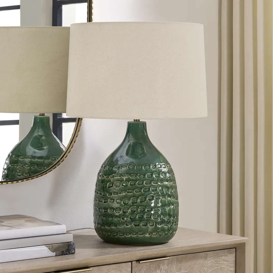 Oxmeda Green Lamp - Thumbnail - Image 2