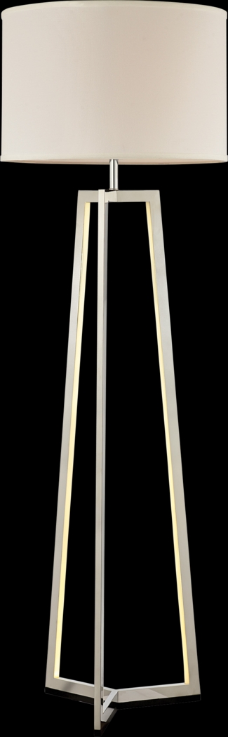 Oxnard Way Silver Floor Lamp - Thumbnail - Image 1