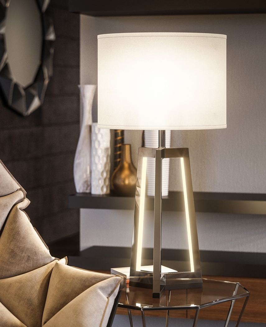 Oxnard Way Silver Lamp - Thumbnail - Image 2