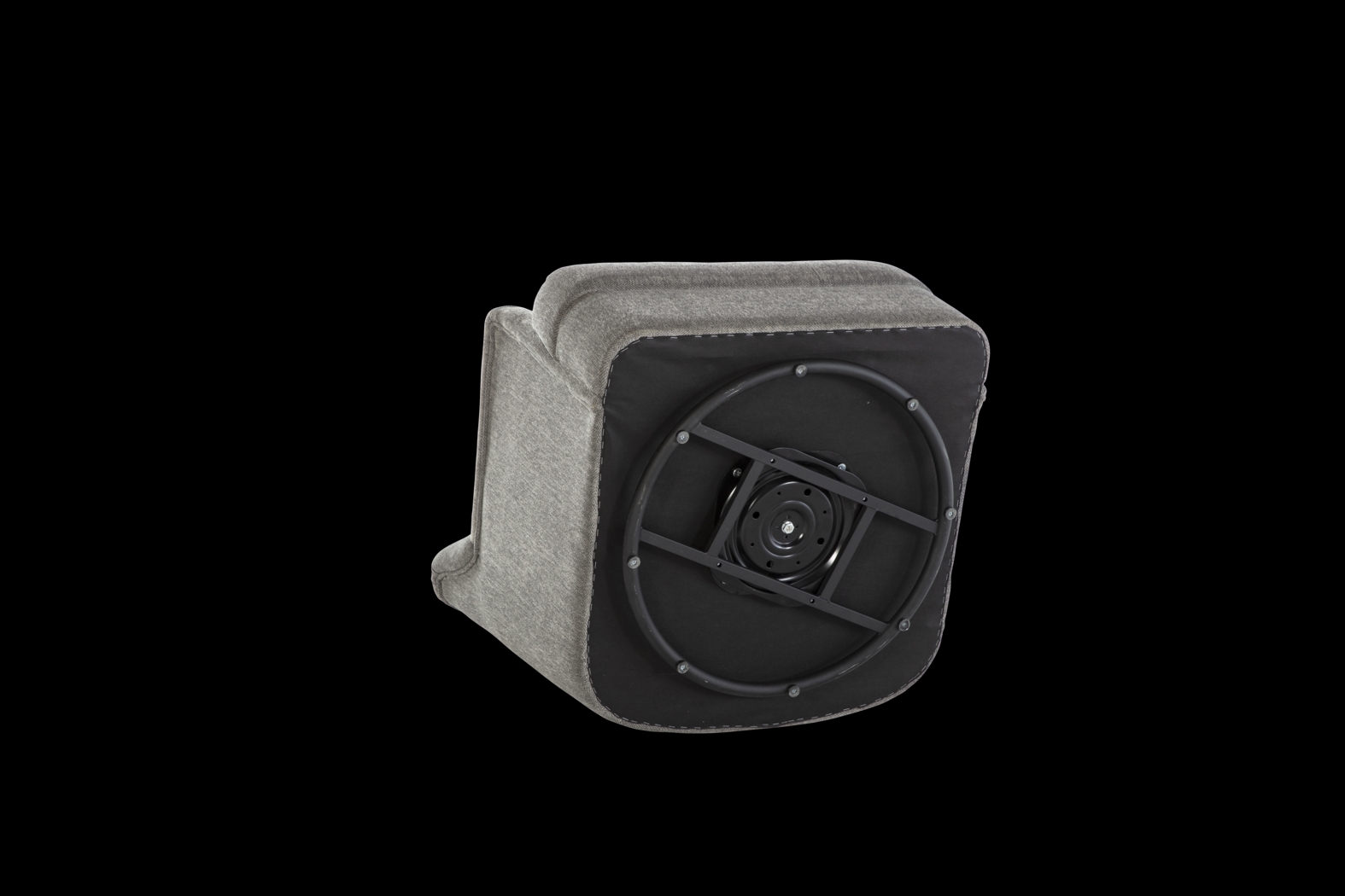 Oxon Gray Swivel Accent Chair - Thumbnail - Image 4