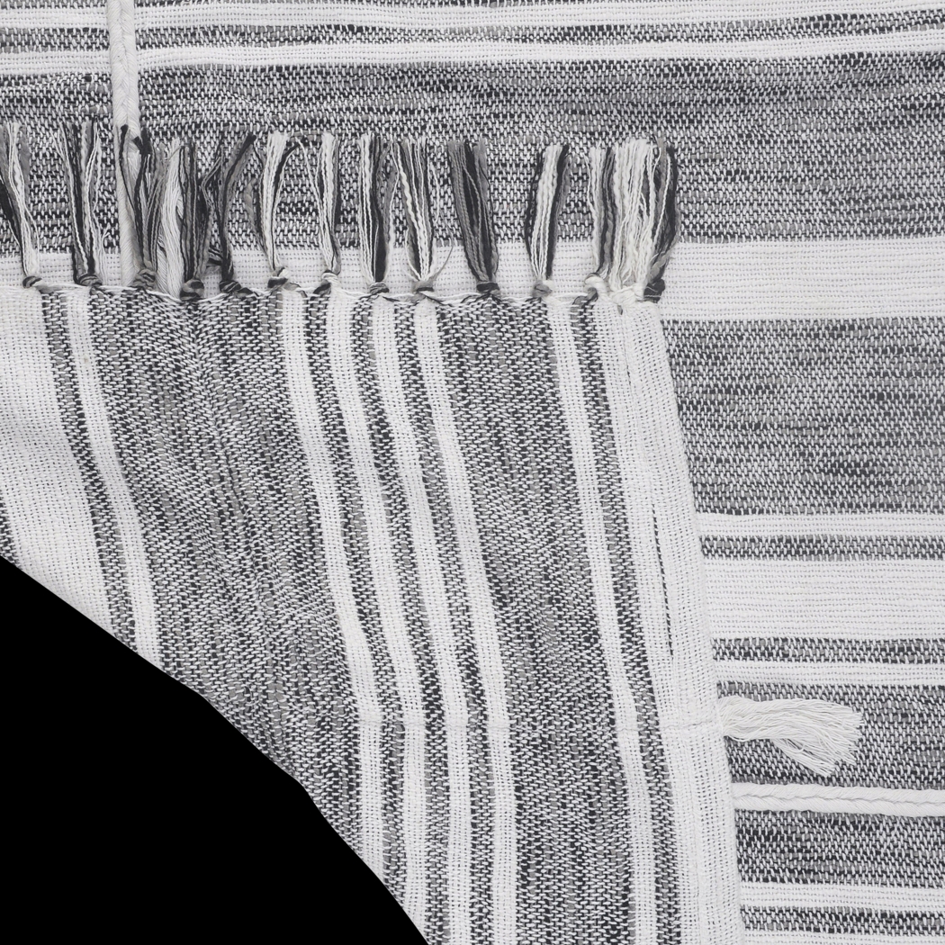 Oxwell Gray Throw Blanket - Thumbnail - Image 6