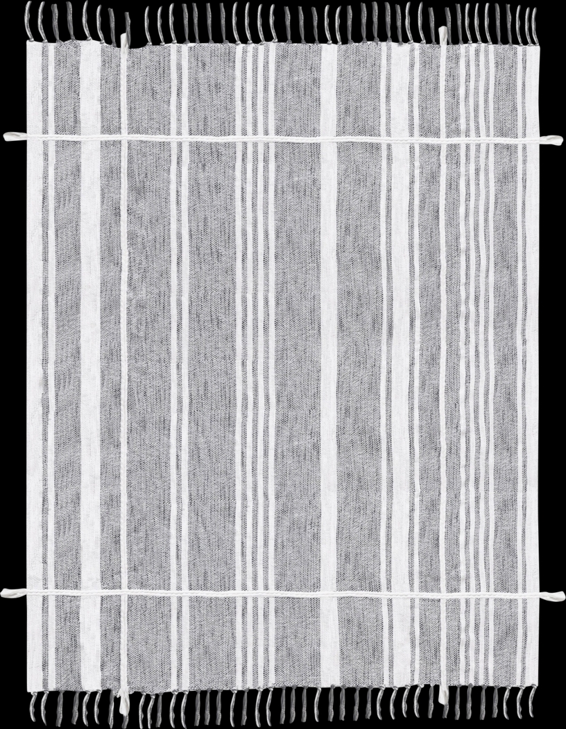 Oxwell Gray Throw Blanket - Thumbnail - Image 1