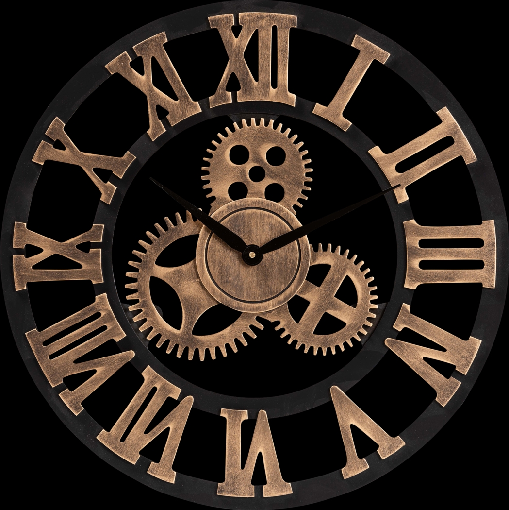 Oyer Black Wall Clock - Thumbnail - Image 1