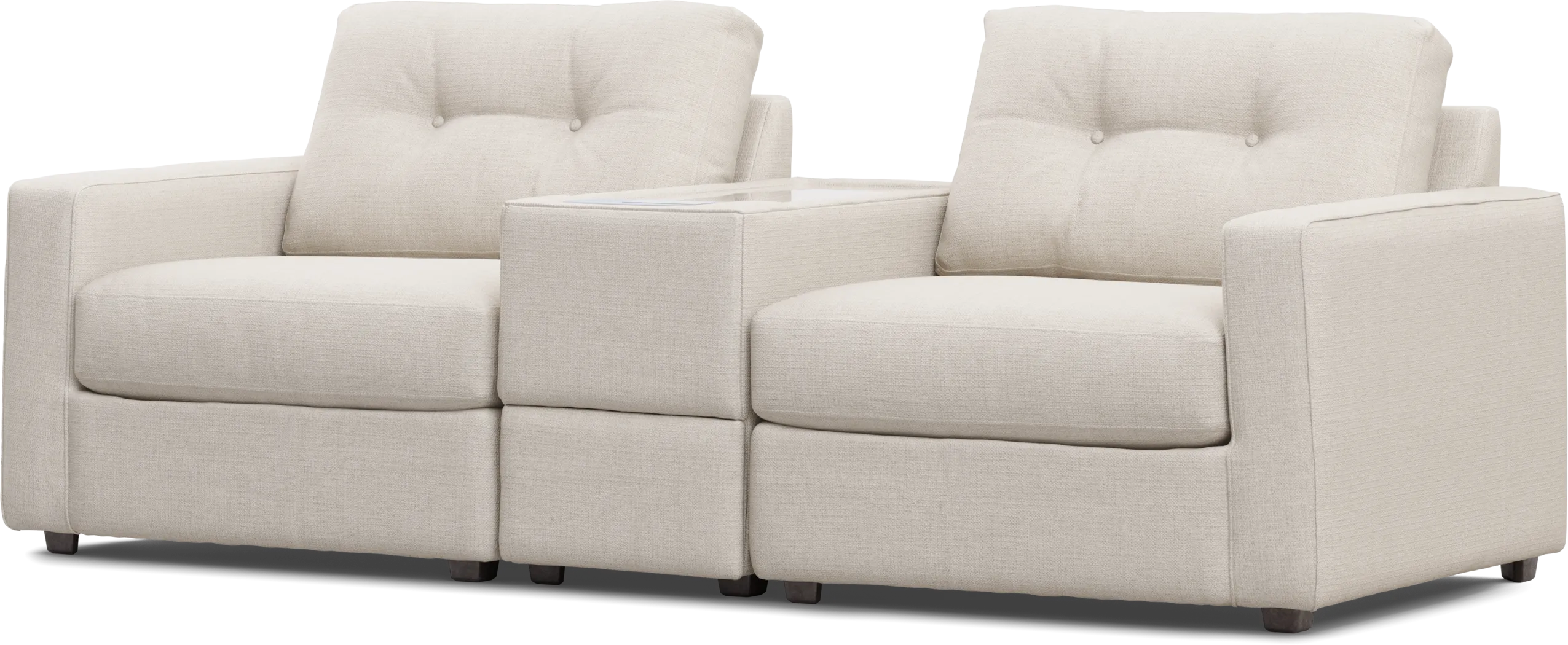 Oyster 3 Pc ModularOne with Media Console - Image 6