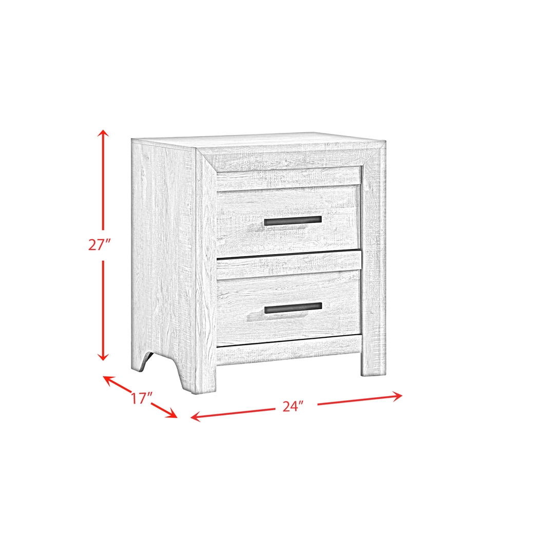 Oysterwares White Nightstand - Thumbnail - Image 5