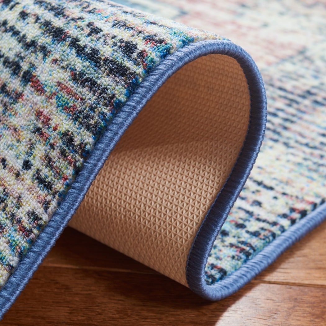 Ozavi Pink/Blue 7'9 x 10' Rug - Thumbnail - Image 6