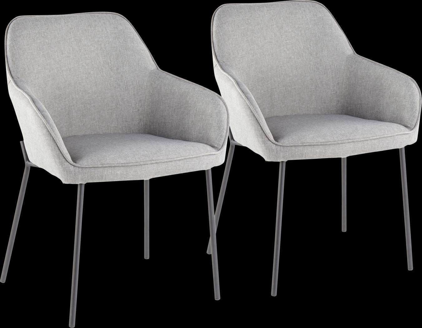 Ozora Gray Dining Chair, Set of 2 - Thumbnail - Image 1