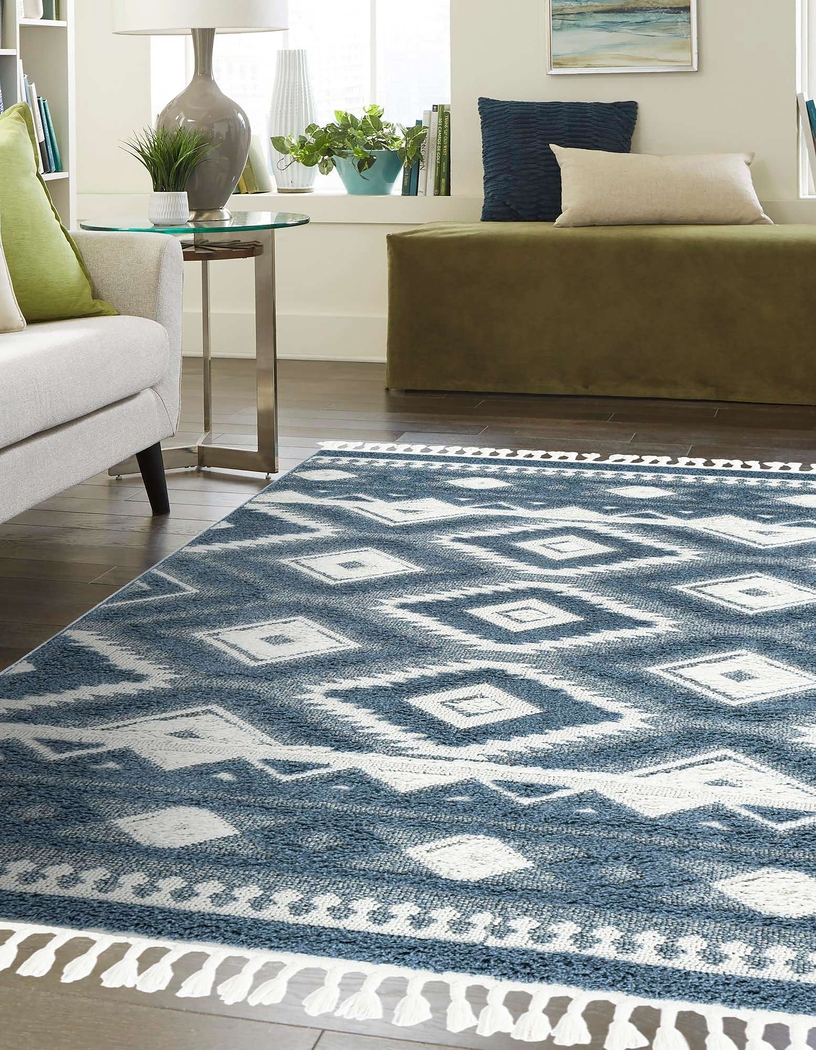 Paari Blue 9' x 12' Rug - Thumbnail - Image 3