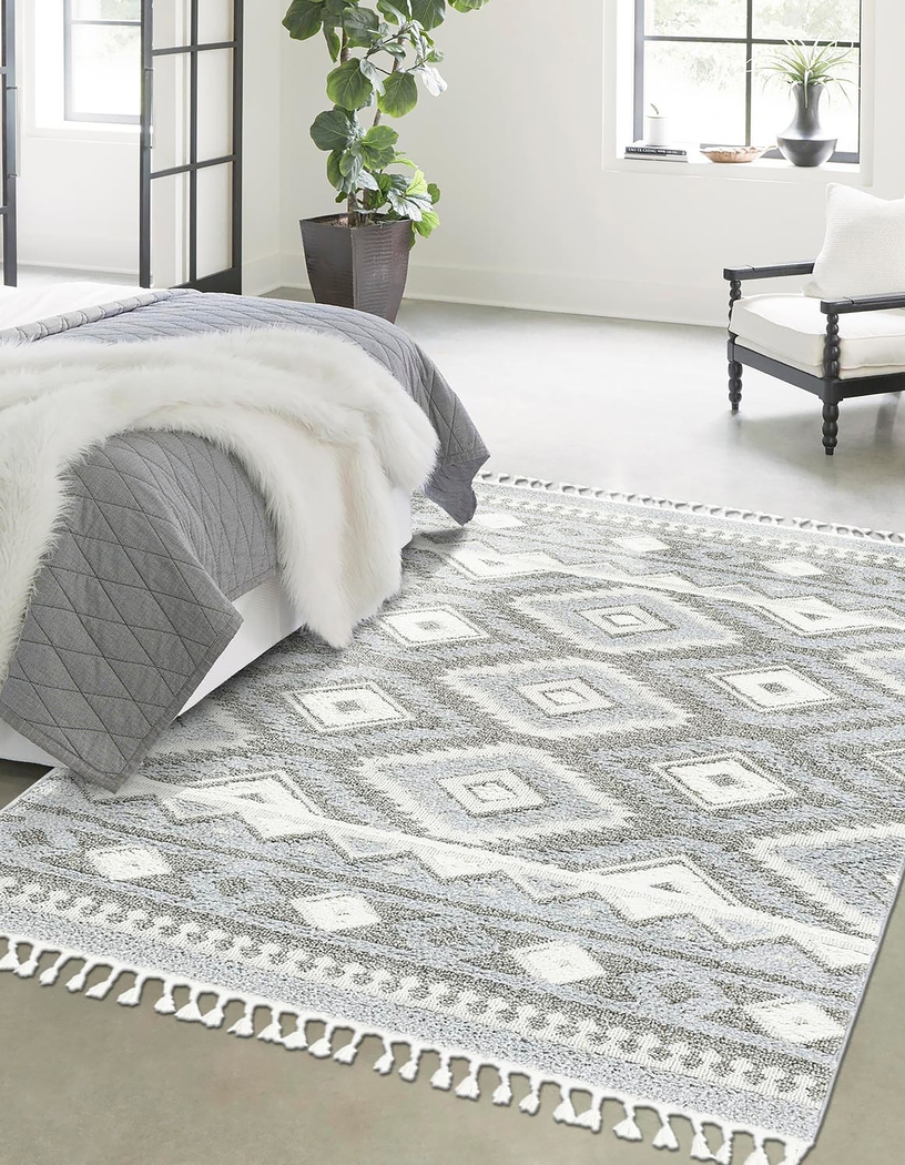 Paari Gray 5'3 x 7'10 Rug - Thumbnail - Image 2