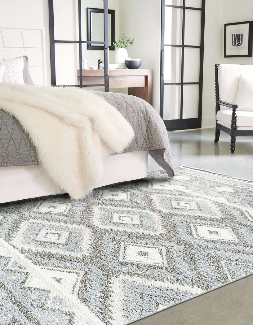 Paari Gray 5'3 x 7'10 Rug - Thumbnail - Image 3