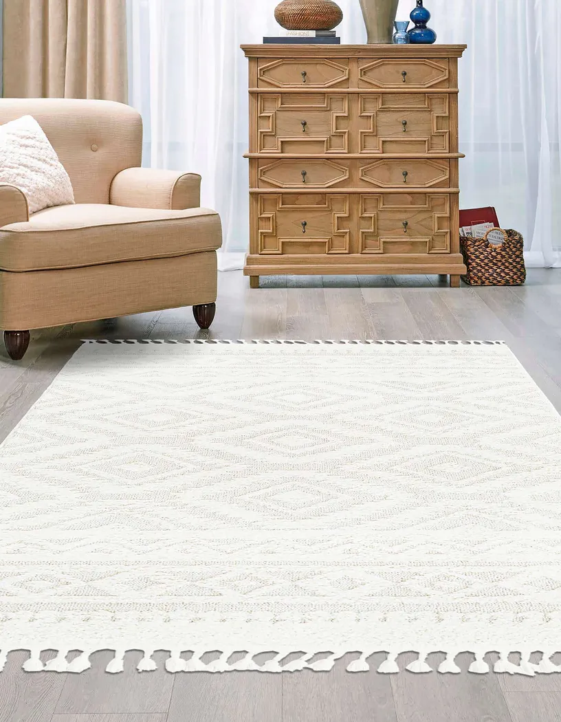 Paari Ivory 10' x 14'1 Rug - Thumbnail - Image 3