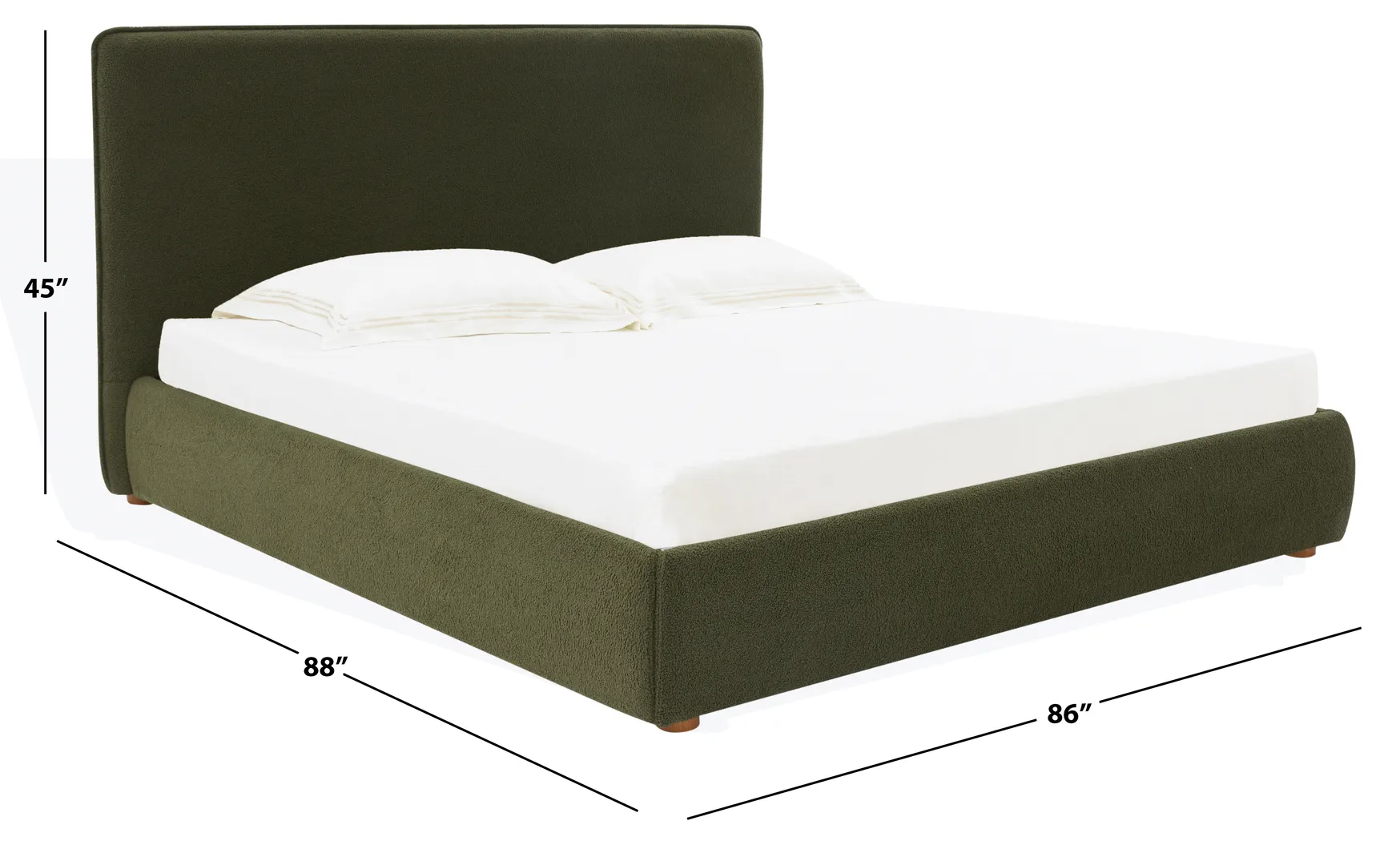 Pabben Green King Bed - Thumbnail - Image 2