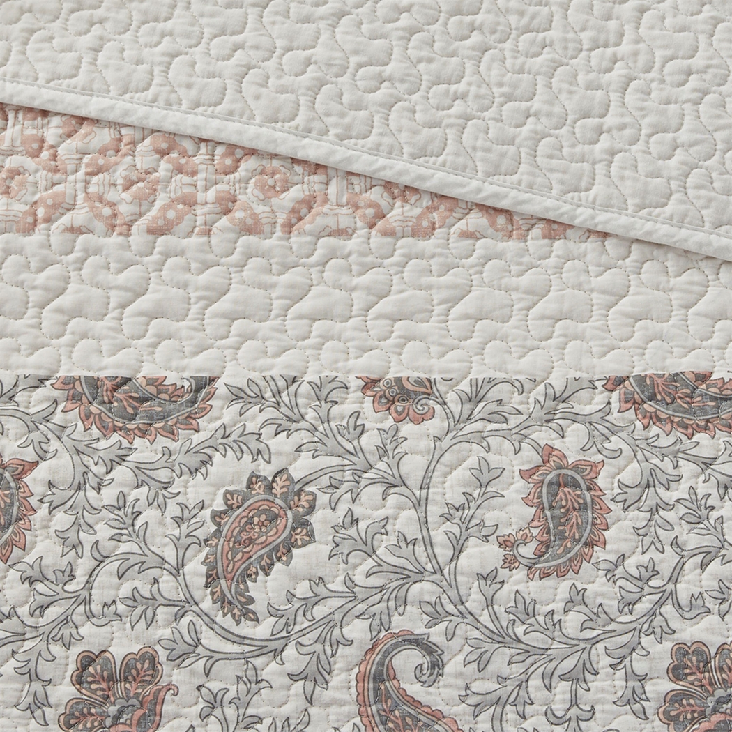 Pabl Blush 6 pc King/ Cal King Quilt Set - Thumbnail - Image 5