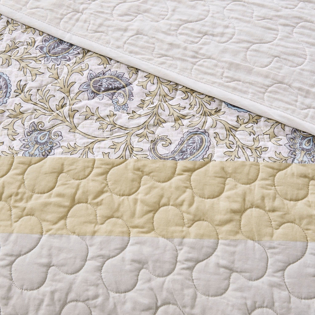 Pabl Yellow 6 pc Full/Queen Quilt Set - Thumbnail - Image 10