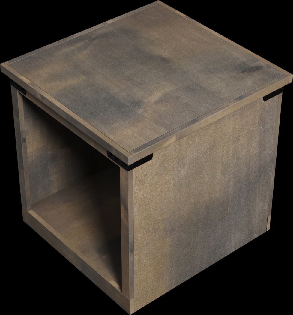 Wapegue Dark Brown End Table - Thumbnail - Image 6