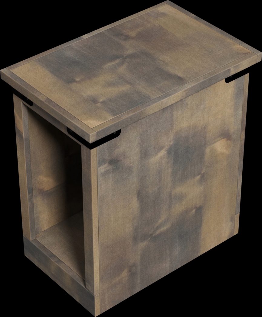 Wapegue Dark Brown Nightstand - Thumbnail - Image 5