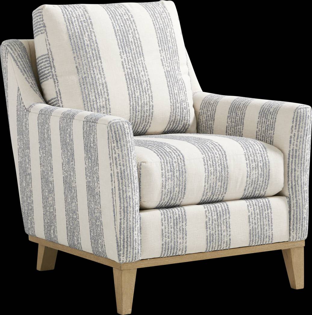 Pacific Grove Blue Accent Chair - Thumbnail - Image 1