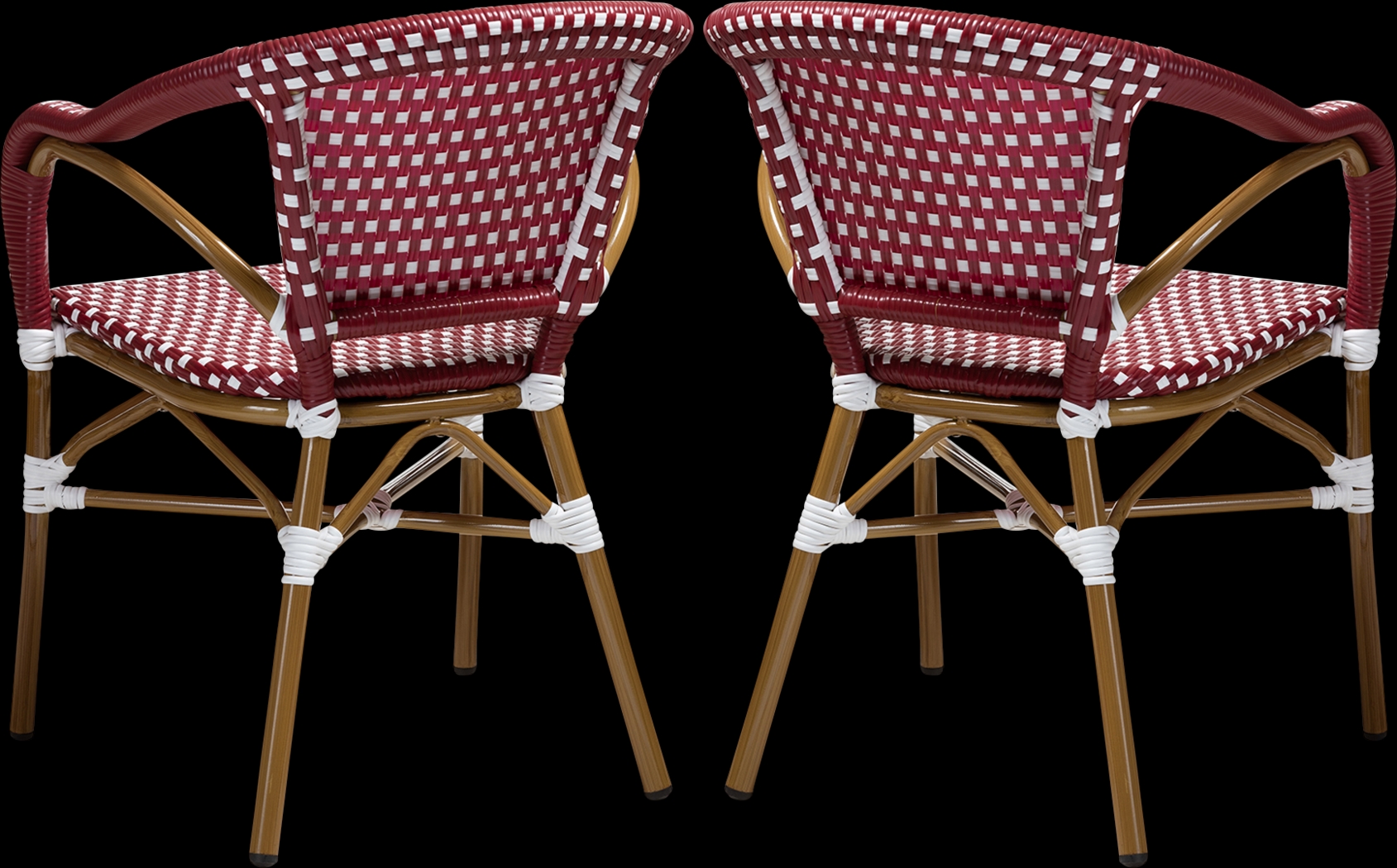 Padazi Red Dining Chair, Set of 2 - Thumbnail - Image 5