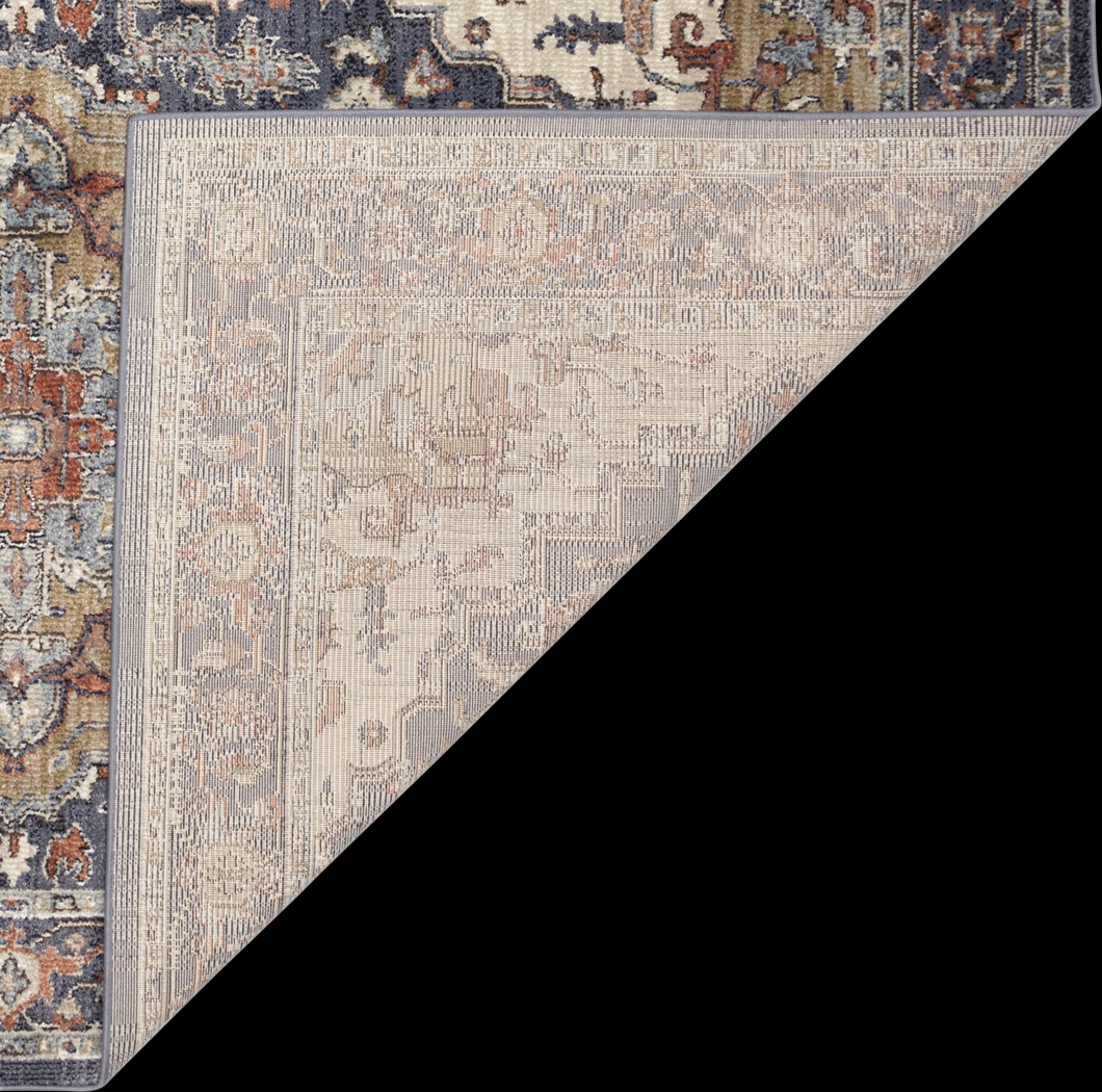 Paeris Navy 5'3 x 7'6 Rug - Thumbnail - Image 5