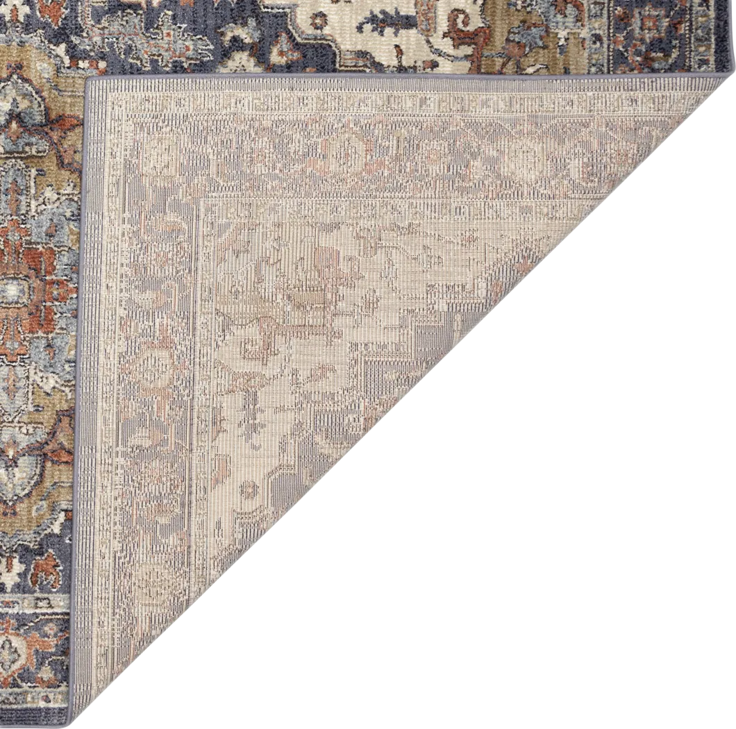 Paeris Navy 6'6 x 9'4 Rug - Thumbnail - Image 5