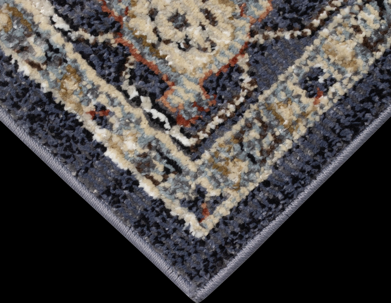 Paeris Navy 7'10 x 9'10 Rug - Thumbnail - Image 4