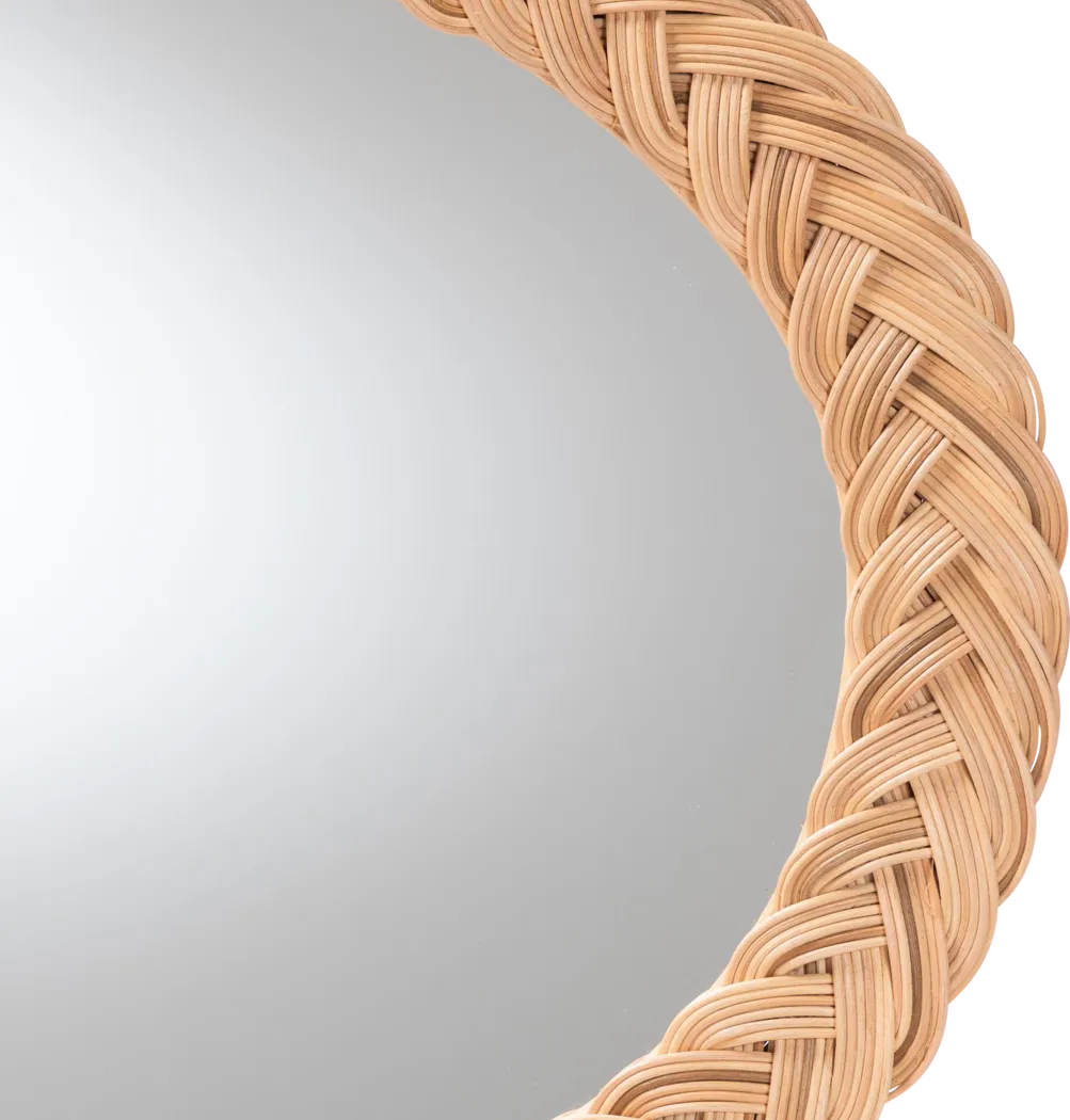 Pafure I Brown Oval Mirror - Thumbnail - Image 4