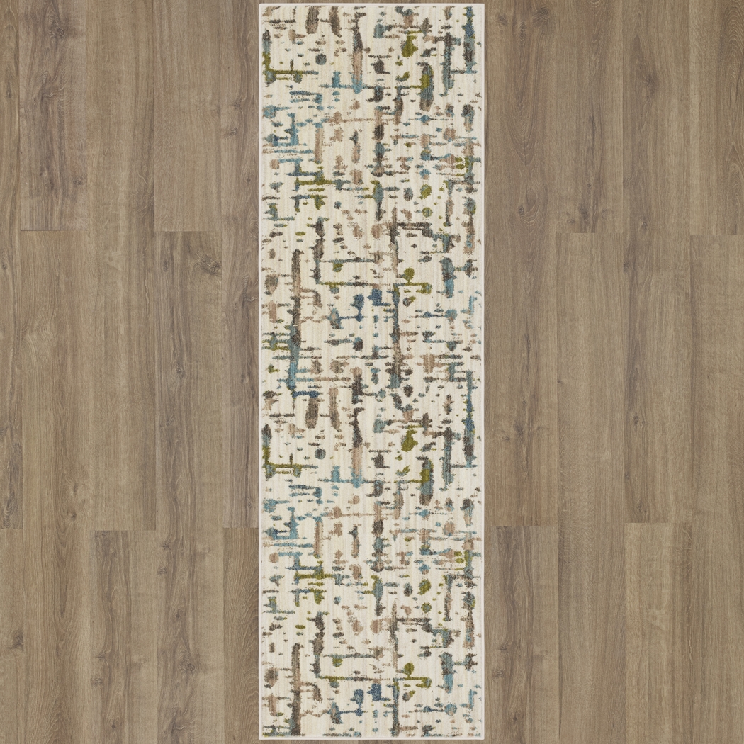 Pahokee Beige 2'4 x 7'10 Rug - Thumbnail - Image 2