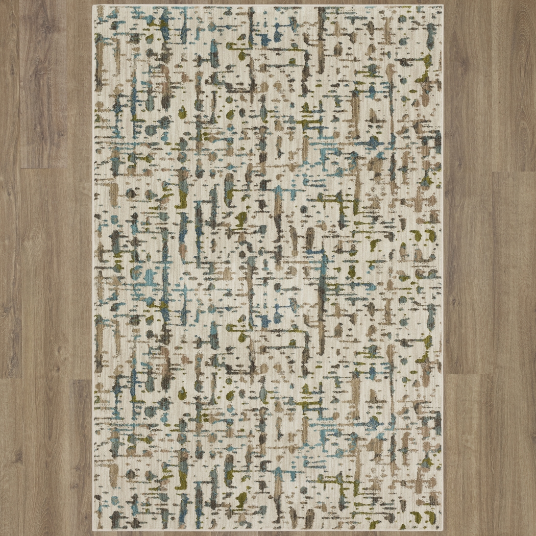 Pahokee Beige 5'3 x 7'10 Rug - Thumbnail - Image 3