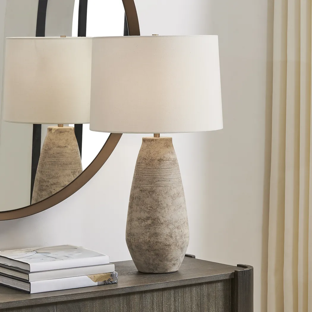Paida Beige Lamp - Thumbnail - Image 2