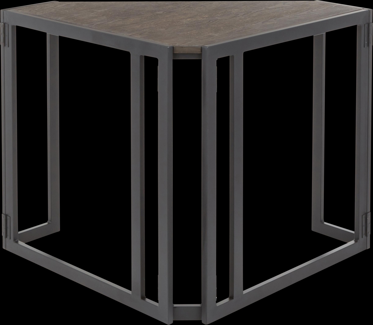 Paigefield Espresso Corner Desk - Thumbnail - Image 6