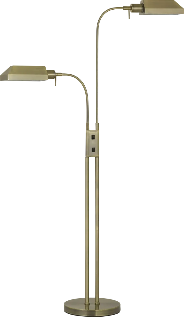 Pakenham Brass Floor Lamp - Thumbnail - Image 1
