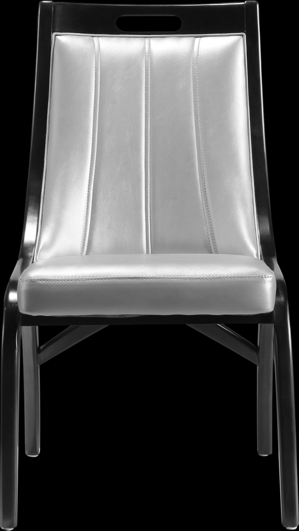 Pakey Silver Side Chair, Set of 2 - Thumbnail - Image 3