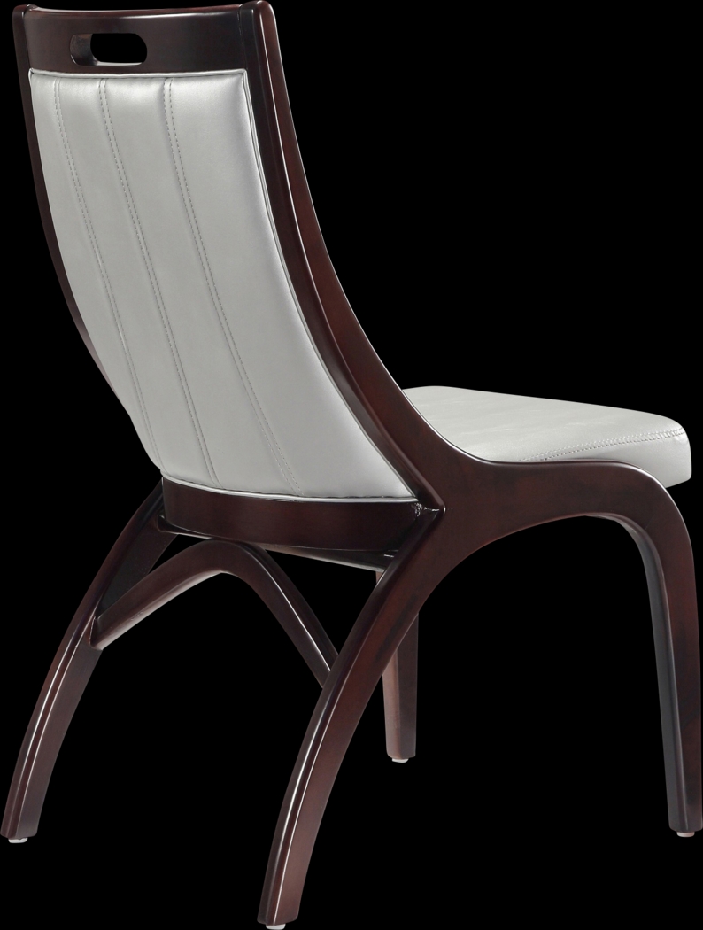 Pakey Silver Side Chair, Set of 2 - Thumbnail - Image 6