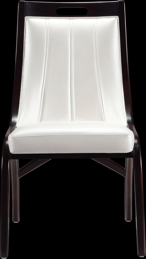 Pakey White Side Chair, Set of 2 - Thumbnail - Image 3