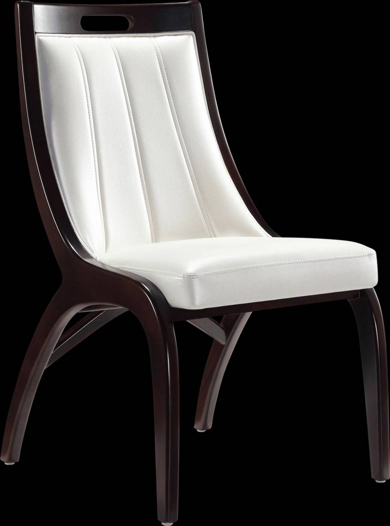 Pakey White Side Chair, Set of 2 - Thumbnail - Image 4