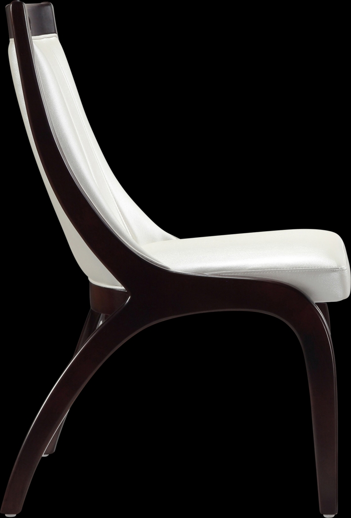 Pakey White Side Chair, Set of 2 - Thumbnail - Image 5