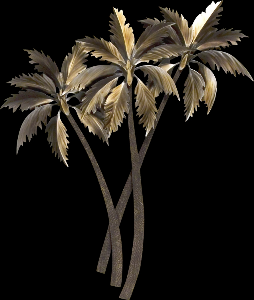 Palasari Palms Brown Outdoor Artwork - Thumbnail - Image 1