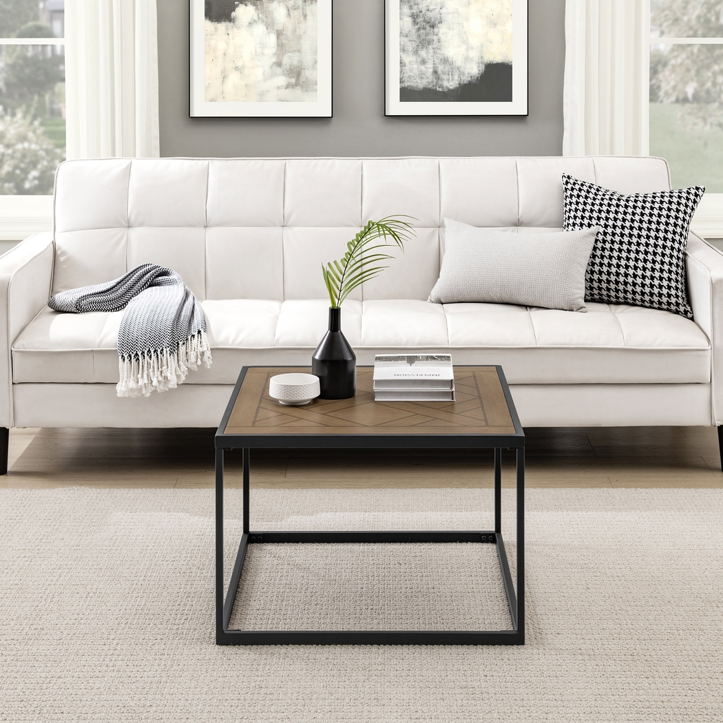 Palcia Brown Square Cocktail Table - Thumbnail - Image 2